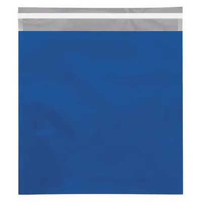 PARTNERS BRAND Metallic Glamour Mailer,10 3/4x13",Blu,Package Quantity 250: 10 3/4 in Usable Wd, Blue - Glamour Mailers