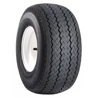 This MARASTAR assembly combines an 18X8.5-8 street tire with a pre-mounted wheel for golf cart applications. The SU12-type tire is suited for paved paths, neighborhoods, and resort use. The complete assembly allows for quick installation
