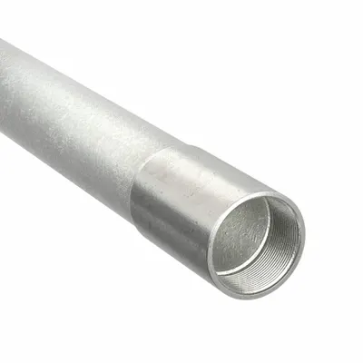 ALLIED TUBE & CONDUIT 1 1/4 in x 10 ft Galvanized Steel IMC Conduit - Medium-Wall IMC Metal Conduit