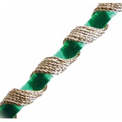 Fiberglass heating tape with built-in split-plug design, 8 ft overall length, 2 1/2 in width, and 1/8 in thickness. Compatible with glass and metal surfaces. Ungrounded; requires separate controller (not included). Used for freeze protection and process temperature maintenance on pipes, valves, and vessels.