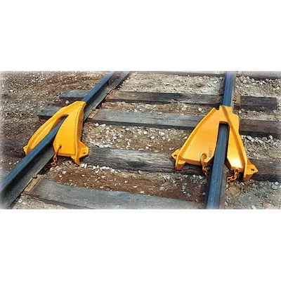ALDON Rail Track Rerailer: Rerailer, Freight Car, Straddle Rail Design - Derailers & Rerailers