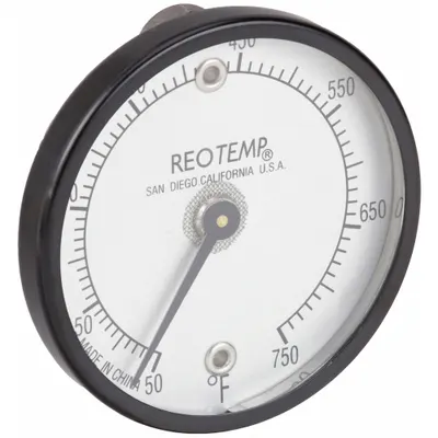 REOTEMP SUR75FV2 General Purpose Magnetic-Back Dial Thermometer - General Purpose Magnetic-Back Dial Thermometers