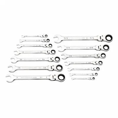 GEARWRENCH SAE 12-Point Ratcheting Combination Wrench Set - SAE 12-Point Ratcheting Combination Wrench Sets