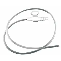 The MEDSOURCE MS-SC12 is a 12 French suction catheter used for removing secretions or fluids from a patient's airway. It is a single-use medical device intended for clinical settings such as hospitals and emergency care.