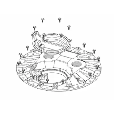 LIBERTY PUMPS Cover: Mfr Part # K001436, Includes Mounting Screws, 2 in Connection Thread Dia - Replacement Basins & Basin Covers for Dewatering & Wastewater Pumps