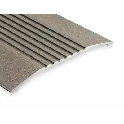 NATIONAL GUARD 426SIA-4 Aluminum Saddle Threshold, 4 ft, Fluted - Saddle Thresholds