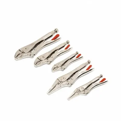 CRESCENT Locking Plier: Lever, 1 7/8 in Max Jaw Opening, 14 5/8 in Overall Lg, 1 1/4 in Jaw Lg - Locking Pliers Sets