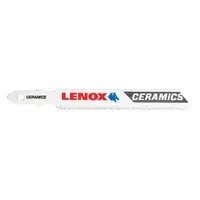 LENOX Jigsaw Blade: 3 1/2 in Blade Lg, Carbide Grit, Carbide, T Shank, Acrylic/Tile, 5 Pieces, 5 PK (MPN 1991609)