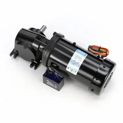 LEESON Gearmotor: Right Angle, Single Output Shaft, PSC, TEFC, 340 RPM, 23 in-lb Max Torque - Right Angle AC Gearmotors