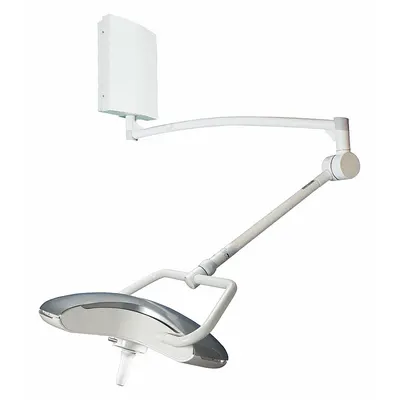 BURTON Examination Light: LED, 45,000 lux @ 1 m, Wall, 4300K, 92 CRI, 84 W Watt - Wall-Mount Medical Lights