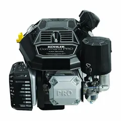 Vertical-shaft gasoline engine delivering 6 hp and 11 lb-ft gross torque. Features recoil start, keyway shaft configuration with 0.2362/0.2372 in I.D., and includes a muffler. Suitable for powering lawn and garden equipment such as mowers and tractors.