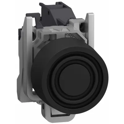 SCHNEIDER Flush Push Button Operator: 22 mm, Metallic, Flush Profile - Flush-Mount Push Buttons