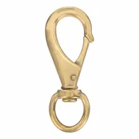 KLEIN TOOLS Swivel Snap Hook: 1 5/8 in W x 1/2 in H x 4 3/8 in L, Bronze, Steel (MPN 2012)