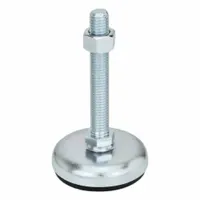 JW WINCO Male-End Leveling Mount: Swiveling Stud, 3/8"-16 Thread Size, 3.15 in, 2,248 lbf Capacity (MPN 30-80-3/8X16-150-A1-SK)