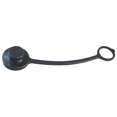 AEROQUIP Hydraulic Quick Connect Dust Plug: Vinyl, 3/8 in Fitting Size - Hydraulic Hose Plugs