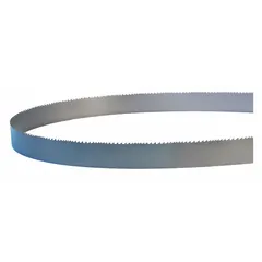 This LENOX Classic band saw blade is a bi-metal, general-purpose metal cutting blade with a variable cutting edge and 8/12 tooth configuration. It is 13 ft 5-1/2 in long and designed for cutting a range of ferrous and non-ferrous materials in maintenance, fabrication, and production applications.
