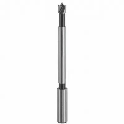 BOSCH Forstner Drill Bit: 3/8 in Drill Bit Size, 4 in Overall Lg, 3/8 in Shank Dia - Carbon Steel Forstner Drill Bits