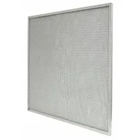 Washable Metal Air Filter: 16 in x 16 in x 1 in, Aluminum, Mesh