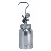 BINKS Spray Gun Cup: Siphon Feed Spray Gun Cup, Spray Gun Cups, Regulator, 2 qt Cup Size Use (MPN 80-295)