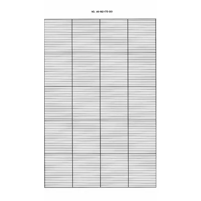 Honeywell BN 46182175-001 Strip Chart Paper, 6 1/2 in Width, Khaki Grid - Strip Chart Paper Compatible with Honeywell