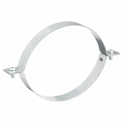 NORDFAB Duct Hanger for Round Ducts, Steel, 2-Piece Assembly - Duct Hangers