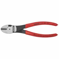 High Leverage Diagonal Cutting Plier: Std, Straight, Oval, 3/4 in Jaw Lg, 1 1/8 in Jaw Wd, 6 - 8 in (MPN 74 01 180 SBA)