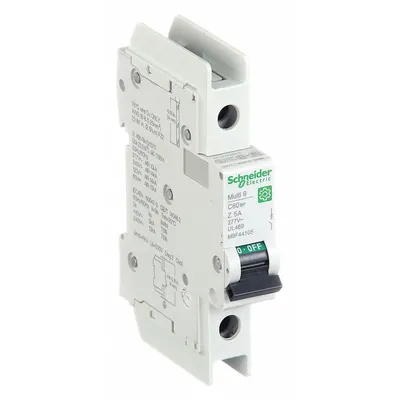 SCHNEIDER M9F44105 Z-Curve - Z-Curve, 1-Pole UL489 DIN Rail-Mount Miniature Circuit Breakers