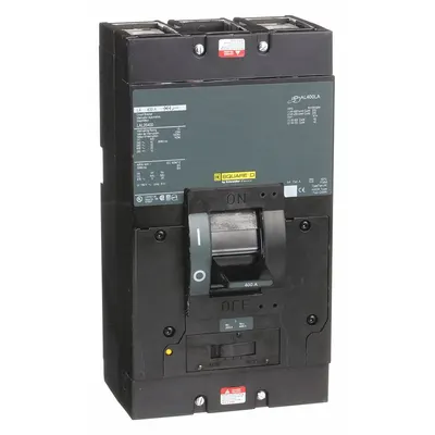 SQUARE D Molded Case Circuit Breaker: 400 A Amps, 42kA at 240V AC, Adj, Lug, Non-Applicable - LA-, LH-, Q4-Frame Square D Molded Case Circuit Breakers