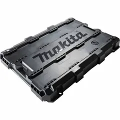 Attachable lid designed for use with MAKITA Maktrak modular tool storage system. Provides secure closure and protection for contents when attached to compatible organizers.