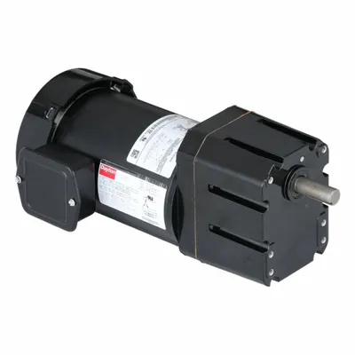 Dayton Gearmotor: Parallel, Single Output Shaft, 3-Phase, TEFC, 63.1 RPM - Parallel Shaft AC Gearmotors