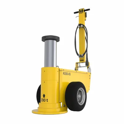 ESCO/EQUIPMENT SUPPLY Heavy Lifting Jack: Steel, Remote Control, Air/Hydraulic - High-Tonnage Wheeled Jacks