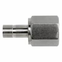 This clean & bagged single-ferrule stainless steel fitting from the NS2430 series is sized 3/4 in OD x 3/4 in Pipe. It is compatible with Parker CPI fittings and is used to create leak-tight connections in industrial tubing systems for fluid or gas handling