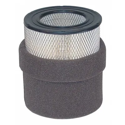 SOLBERG HEPA Cartridge Filter: Fiberglass, 9.38 in Overall Ht, 4 3/4 in Inside Dia - Air Filter Replacement Elements