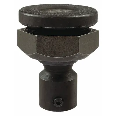 BESSEY Replacement Clamp Morpad: 1 7/8 in Overall Lg, 1 1/2 in Overall Wd, Round - Pads for Bar Clamps