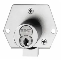 BEST Deadbolt Lock: Coreless, Inverted, Diamond, 2 1/8 in Body Ht, 1 7/8 in Body Wd, SFIC (MPN 5L7RD5606)