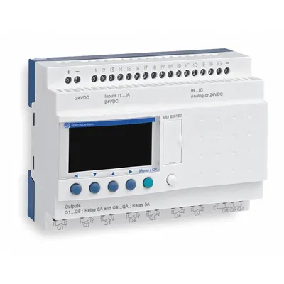 SCHNEIDER Modular Smart Relay: (6) Resistive, (4) Relay - Schneider Zelio Series Smart Relays