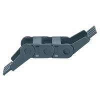IGUS Mounting Bracket Set: Zipper, 1 Channels, 0.67 in Cavity Ht, 1.97 in Cavity Wd, Locking (MPN 1050-12PZ)