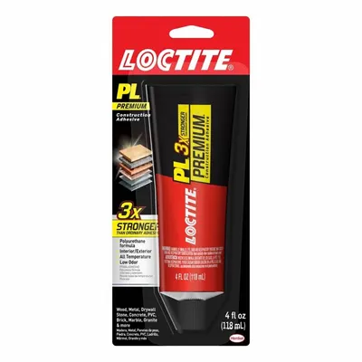LOCTITE General Purpose Construction Adhesive, Tube, Tan, 76 g/L VOC, 4 fl oz - General Purpose Construction Adhesives