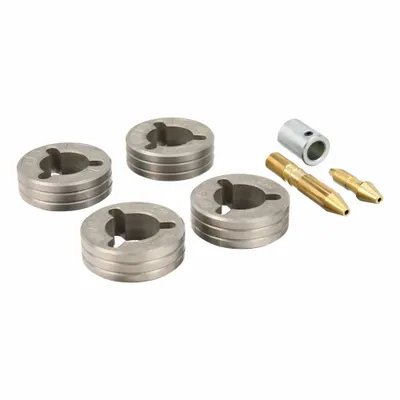 MILLER ELECTRIC 4-Roll Kit with Inlet, Intermediate & Antiwear Guides for Miller - 4-Roll Kits with Inlet, Intermediate & Antiwear Guides for Miller