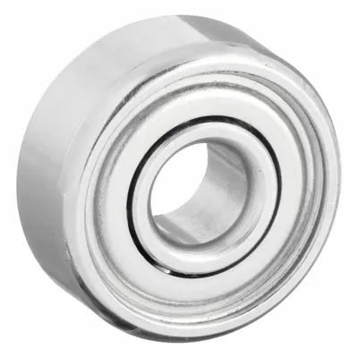 EZO Miniature Ball Bearing: R2, Dbl Shield, 1/8 in Bore, 3/8 in OD, 0.156 in Wd - High-Precision Radial Ball Bearings
