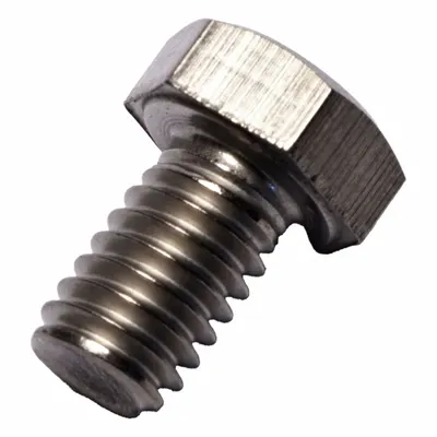 ALLIED TITANIUM Hex Head Cap Screw: Titanium, Grade 2, Plain, 5/16"-18, UNC, 1/2 in lg - Titanium Hex Head Cap Screws