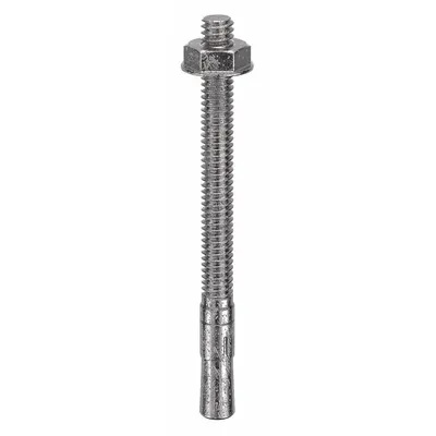 RED HEAD Wedge Anchor: 3 1/4 in Overall Lg, 1/4 in Dia, 1/4"-20 Thread Size, Stainless Steel - 316 Stainless Steel Wedge Anchors