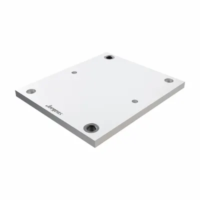 JERGENS Fixture Plate: Ball Lock, Square, Steel, 14 in W x 14 in L x 0.75 in H - Ball Lock Fixture Plates