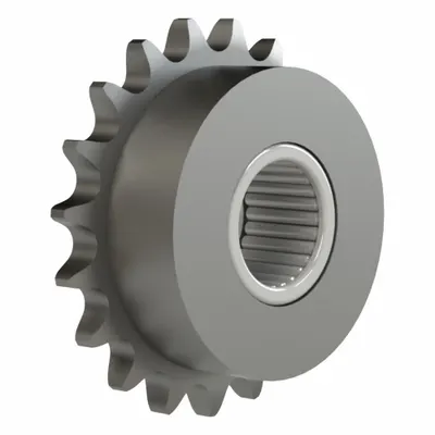 BREWER MACHINE & GEAR Idler Sprocket: For 60 Chain Size, Steel, 11 Teeth - Needle Bearing Idler Sprockets with Hub