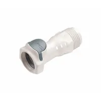 Quick Connection Coupling: Straight, 3/4 in Pipe Size, Quick-Disconnect Coupler x GHT, Polysulfone (MPN HFCD101235GHT)