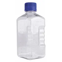 Media Bottle: PETG, 2,000 mL Capacity - oz, 2 L Capacity - mL, Closure Included, Sterile, Unlined (MPN WPBGC2000SB)