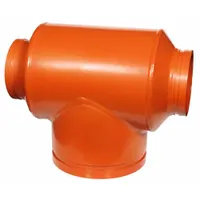 GRUVLOK Metal Pipe Tee: Tee, 10 in x 10 in x 6 in, Carbon Steel, EPDM Seal, 300 psi @ 150°F (MPN 0390019065)