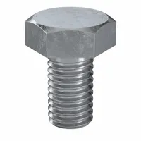 Hex Head Cap Screw: Steel, Class 8.8, Zinc Plated, M10, Metric, 18 mm lg, Fully Threaded, 100 PK (MPN HC38100180-100P1)