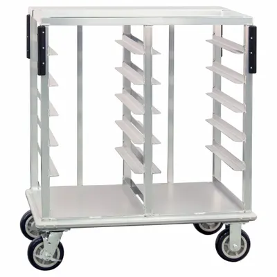 NEW AGE INDUSTRIAL Room Service Cart, Aluminum, 42 3/4 in H x 36 3/4 in W - Room Service Carts