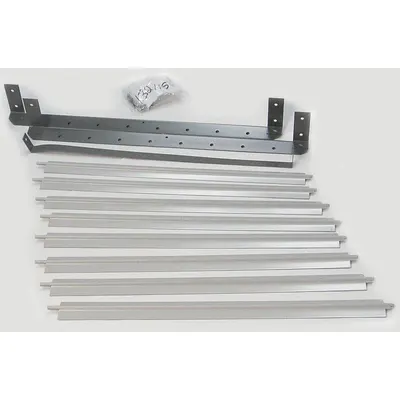 Dayton Hydronic Unit Heater Louver: Vertical Louver Kits, /, Steel - Louvers for Hydronic Wall & Ceiling Unit Heaters